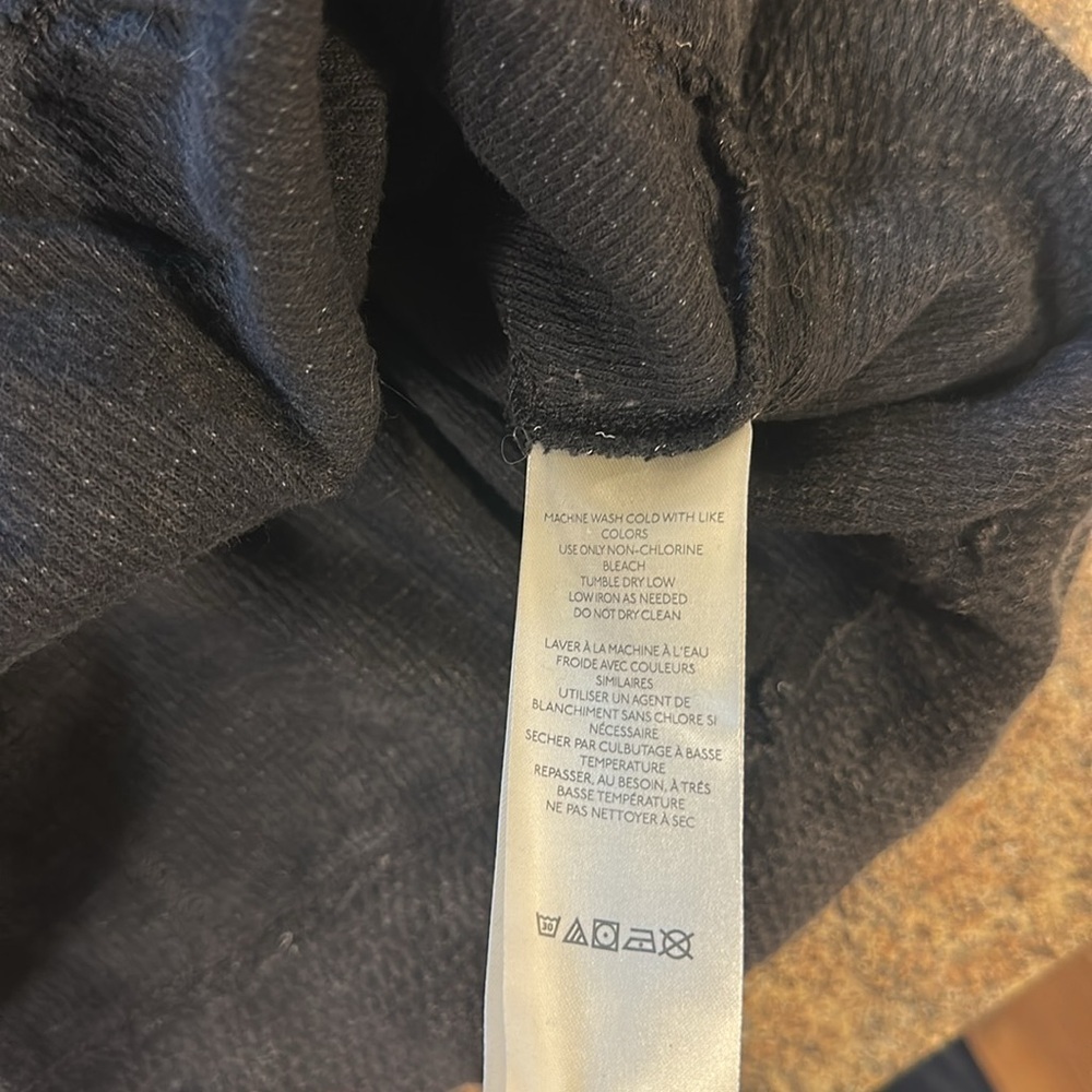 We The Free Ife Pullover Black Relaxed Fit Long Sleeves Womens Size Large - Picture 12 of 13